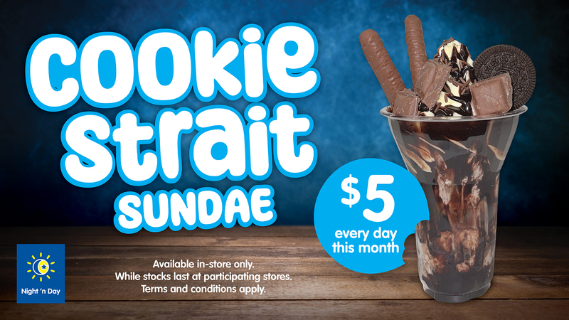 $5 Cookie Strait Sundaes