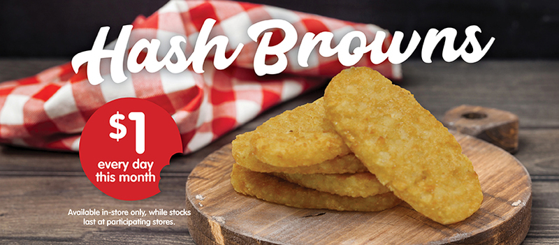 $1 Hashbrowns
