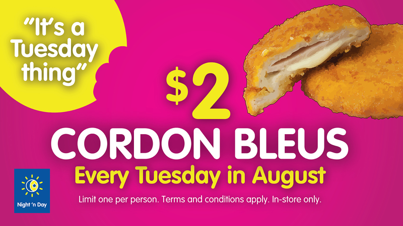 $2 Cordon Bleus