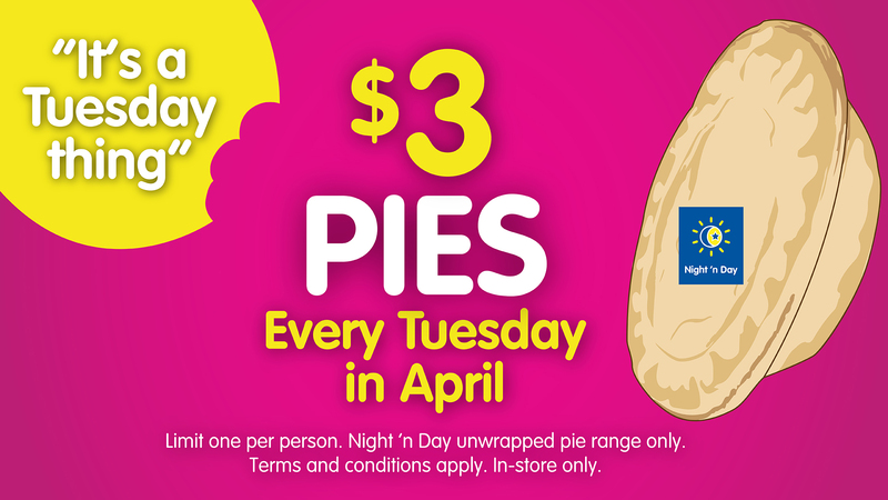 $3 Pies