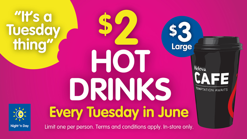 $2 Hot Drinks