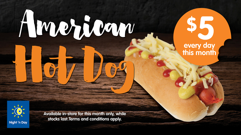 $5 American Hot Dog