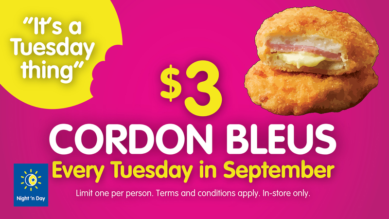 $3 Cordon Bleus