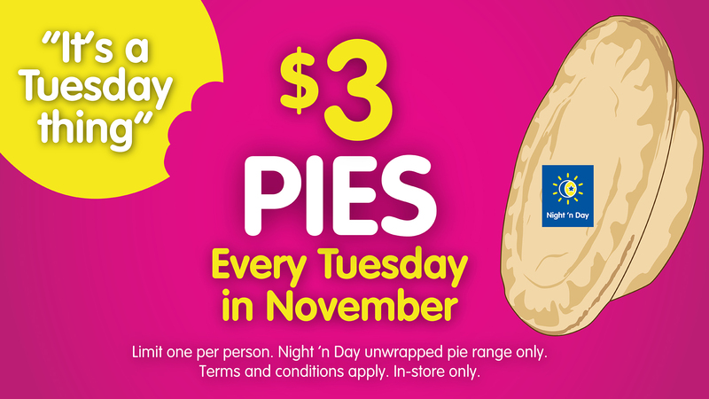 $3 Pies